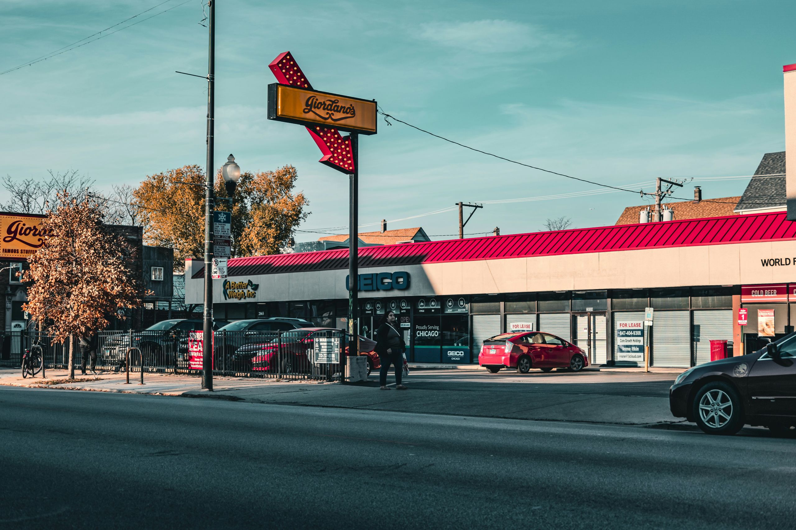 Part-time job search along street